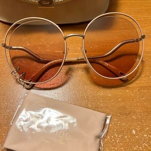Chloe Rose Gold Sunglasses
